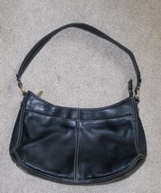 Liz Claiborne Black Leather Handbag - £20.08 GBP