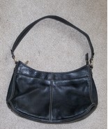 Liz Claiborne Black Leather Handbag - £20.06 GBP