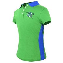 KAKI Kids Child Youth Signature Polo Green and Blue Size 4 - £10.34 GBP