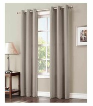 Sun Zero Preston 40&quot; x 95&quot; Grommet Top Blackout Curtain Panel-Stone T4102878 - £19.74 GBP