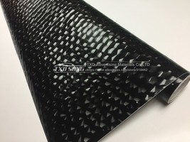 Prem quality black Water Cube   sticker for car wrapping 3D  film specila textur - £110.04 GBP
