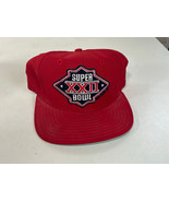 Vintage 1987 Super Bowl XXII 23 Red Snapback Hat - BROKEN SNAPS New Era ... - $23.00 CAD