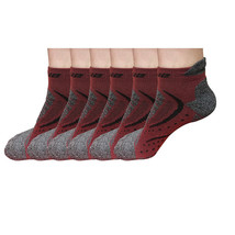 6 pairs Mens Low Cut Ankle Cotton Athletic Cushion Sport Running Socks Size 6-12 - £12.01 GBP