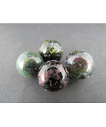 vintage marbles Doug Sweet confetti Handmade Art Glass lot x4 5/8&quot; ESTAT... - $772.72 MXN