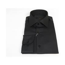 Men's Dress Shirt ENZO PARK Turkey Soft Cotton Wrinkle Resistant Enzo3 Black image 4