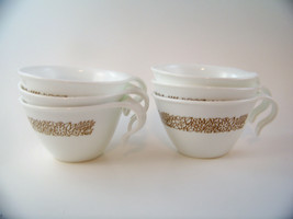 Vintage Corelle Woodland Brown Coffee Tea Cups Mugs (Set of 6) 1970s - £11.18 GBP