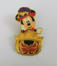 Tokyo Disney Sea Game Prize Pin Mickey Mouse Mask Hat Costume Trading Pin - $4.37