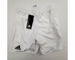 Adidas Climacool Boys Athletic Shorts Size Small White QB9 - $16.33