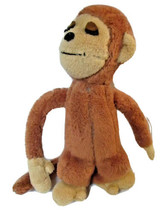 Vintage R. Dakin &amp; Co Girl Monkey Sleeping Eyes 1975 Plush Stuffed Animal Chimp  - £12.35 GBP