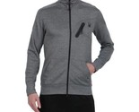 Spyder Men&#39;s Full Double Zip Sweater Fleece Jacket, Gray, Size XL - £22.53 GBP