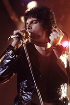 Queen Print Freddie Mercury Concert 1970&#39;s Shiny Jacket 18x24 Poster - £19.88 GBP