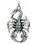 Giant King Scorpion Pendant Jewelry Scorpius Necklace Stainless Steel Pe... - £15.65 GBP