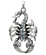 Giant King Scorpion Pendant Jewelry Scorpius Necklace Stainless Steel Pe... - €17,04 EUR