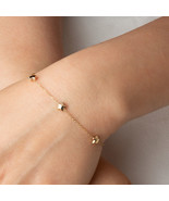 14K Yellow Gold Celestial Star Charm Bracelet - $3,837.56 MXN