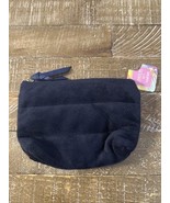 Unbranded Blue Plush Cosmetic Bag - $120.57 CAD