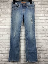 Vigoss Thompson Distressed Jeans Size 3 Juniors/Womens Straight Leg - £18.60 GBP