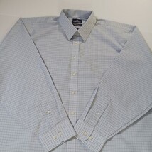 Stafford RN#93677 Mens White Plaid Button-Up Long Sleeve Shirt Sz Big 19 (36-37) image 15