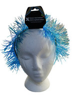 X Shimmer Tinsel Headband 1 Ct 3+ 7.5 X 7.9 Inches-Blue - $14.73