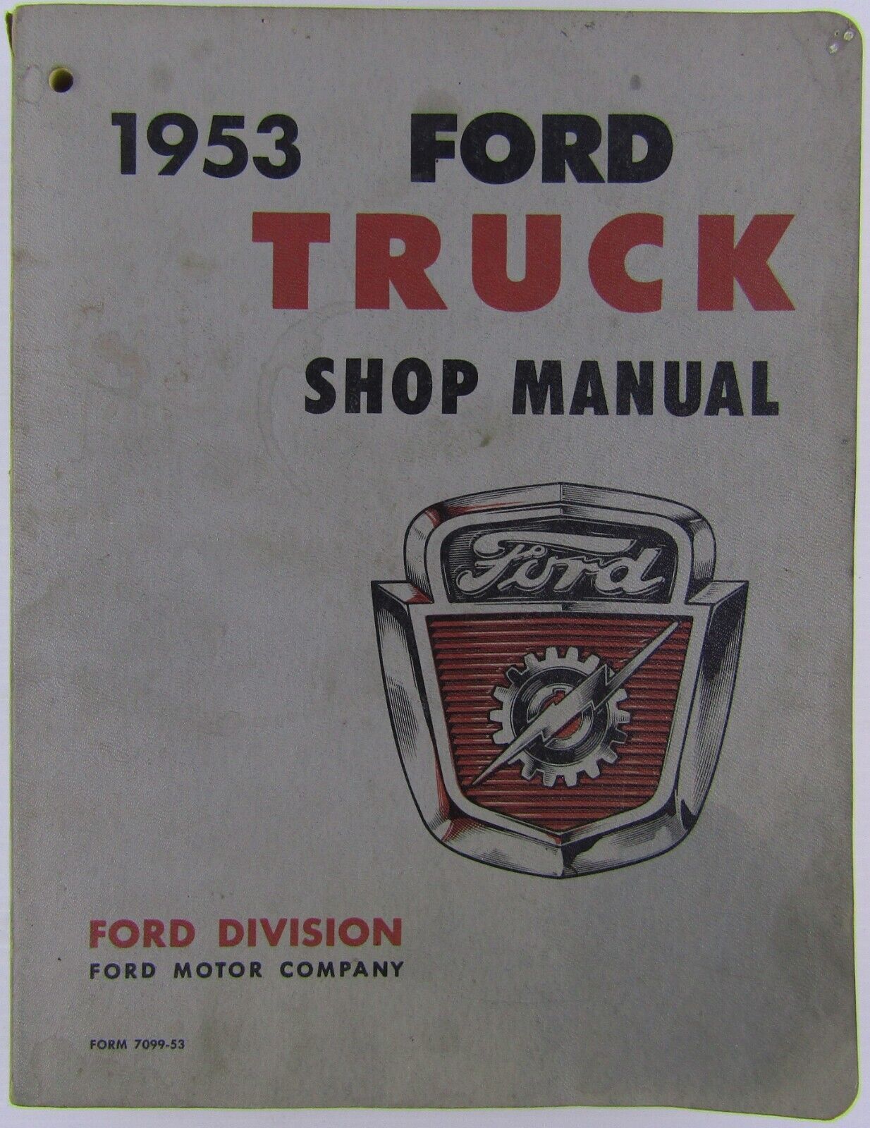 Original 1953 Ford Trucks Shop Manual, Ford Motor Company - $35.51