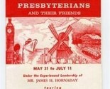  Presbyterians Trip to Europe on S S France Brochure 1973 - $13.86