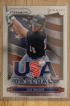 2013 Panini Prizm USA Baseball Card USA2 National Team Joe Mauer - £3.87 GBP