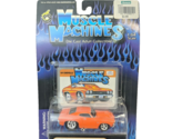 2002 Funline Muscle Machines 01-54 69 Chevrolet Chevelle Orange 1:64 Die... - £11.24 GBP