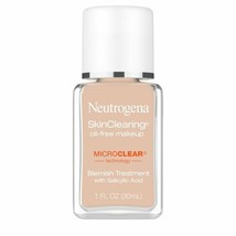 Neutrogena SkinClearing Foundation for Acne, Warm Beige, 1 fl. oz.. - £23.72 GBP