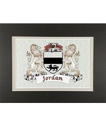 Jordan Irish Coat of Arms Print - Frameable 9&quot; x 12&quot; - $33.29 CAD