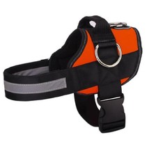 Harness Outdoor Harness Vest for Dogs Easy Control Medium 22.8~29.9&quot; Orange - £12.52 GBP
