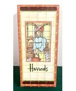 Vintage Harrods Dept Store London UK Advertising Metal Box 1984 9 x 4.5&quot; - $149.46 MXN