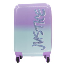 Justice Girl&#39;s 22&quot; Hard Shell Carry-On Luggage in a Pastel Print - £67.05 GBP