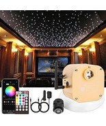 16W Twinkle 550pc 13ft 0.03in RGBW Bluetooth/Remote LED Fiber Optic Star... - £184.46 GBP