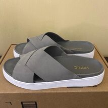 Vionic Splendid Lou Criss Cross Nubuck Slide Sandals - $62.01