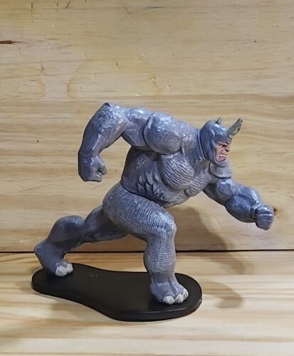 Disney Store Marvel Spider-Man Rhino 4” PVC Cake Topper Toy Figure With Base - $7.57