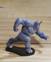 Disney Store Marvel Spider-Man Rhino 4” PVC Cake Topper Toy Figure With Base - $7.57