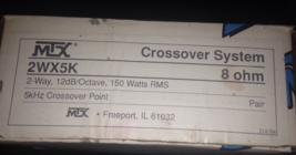 MTX #2WX5K Car Audio Crossover System-Brand New-SHIPS N 24 HOURS - £117.12 GBP