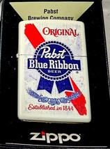 Sharp Pabst Blue Ribbon Original  Beer Zippo Lighter - $525.08 MXN