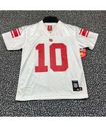 New York Giants Manning #10 Jersey Shirt Youth Medium 10-12 Red NFL V-Ne... - $893.43 MXN