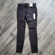 Time And Tru Jeans Womens 12-14 Black High Rise Skinny Stretch Casual Pants - $14.84