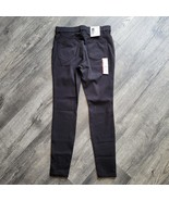 Time And Tru Jeans Womens 12-14 Black High Rise Skinny Stretch Casual Pants - $14.84