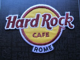 HARD ROCK CAFE PATCH ROME ITALY IRON ON SOUVENIR COLLECTIBLE ROMA  #6 - $17.41
