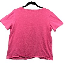 Splendid Womens Short Sleeve T-Shirt Size Large Color Pink - £22.42 GBP