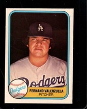 1981 Fleer #140 Fernando Valenzuela Nm (Rc) Dodgers Uer *X104335 - £12.71 GBP