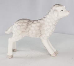 Geo Z Lefton Nativity Lamb Sheep Standing Figurine 06541 1988 Taiwan HTF - £26.31 GBP