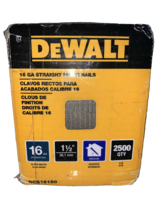 DeWalt DCS16150 1-1/2&quot; 16 Gauge Heavy-Duty Straight Finish Nails - £9.23 GBP