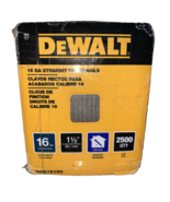 DeWalt DCS16150 1-1/2&quot; 16 Gauge Heavy-Duty Straight Finish Nails - £9.21 GBP