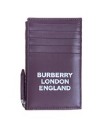 Burberry Wallets Logo print zip card holder wallet 358067 - $204.35 CAD