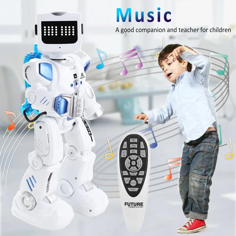 Intelligent Alpha Robot Toy Hydroelectric Hybrid Smart Robot RC Sound Control - £94.16 GBP