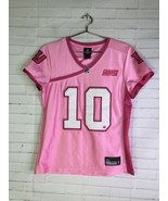 Reebok Team Apparel Eli Manning 10 New York Giants Jersey Pink Womens Si... - £35.42 GBP