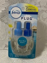 Febreze Plug 2 Refill Bottles Bora Bora Waters 1200 Hours - £4.92 GBP